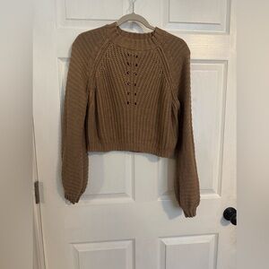 Debut Women's Tan Sweater Size Large